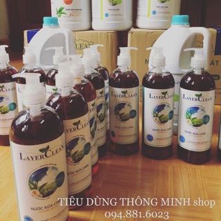 Combo NRB bát hữu cơ Layer Clean (chai 800ml)