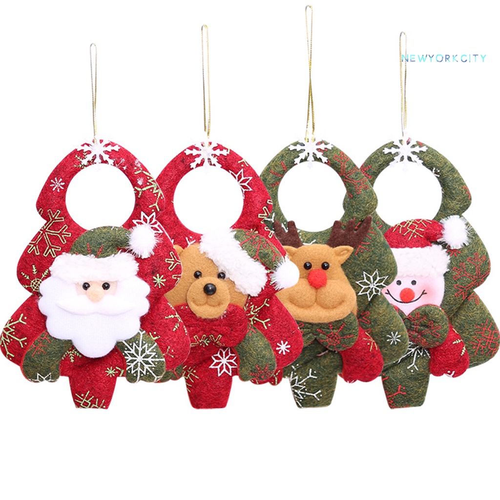 Búp Bê Ông Già Noel Mềm Mại Dễ Thương Treo Trang Trí Giáng Sinh