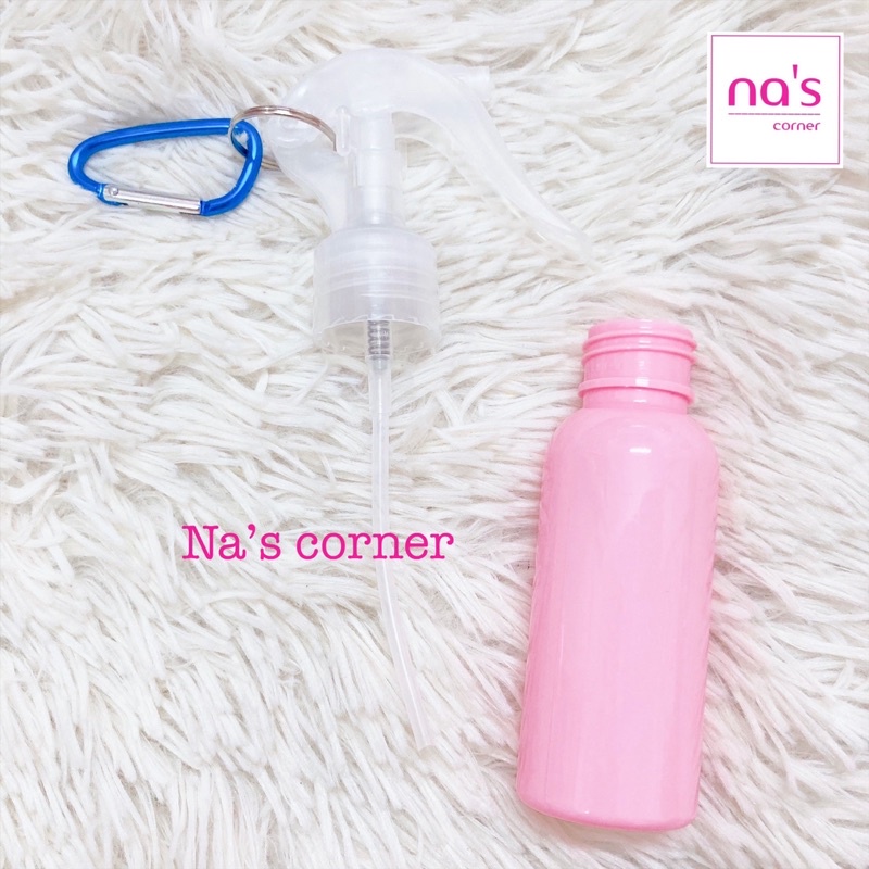 Chai xịt khuẩn 50ml 100ml 150ml kèm móc khoá van an toàn tiện dụng mang theo