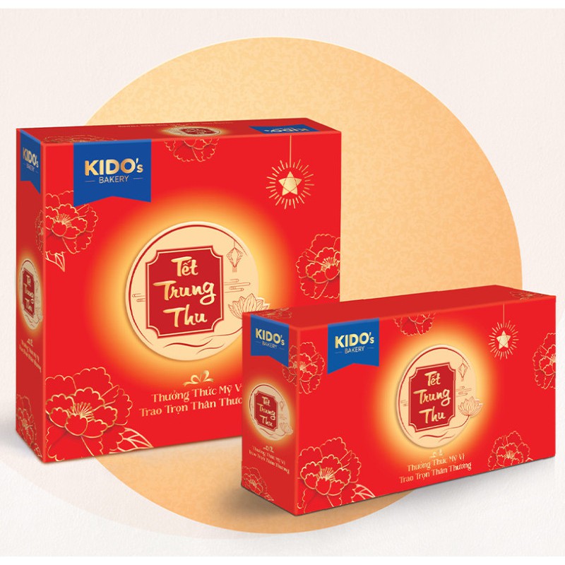 Bánh trung thu KIDO's Bakery - Sản phẩm truyền thống CB1 ( 150g x 4 bánh )