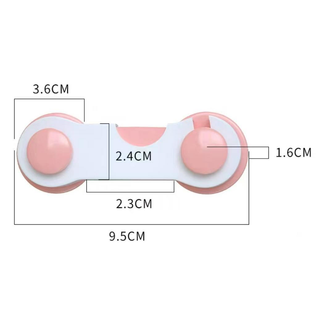 Khóa Cửa Tủ Lạnh / Ngăn Kéo Bảo Vệ An Toàn Cho Bé，Chốt khóa cửa tủ lạnh/ ngăn kéo/ tủ đồ / khóa an toàn cho bé loại ngắn