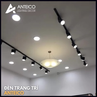 thanh ray phụ kiện cho đèn rọi ray dài 2m lắp đặt đèn rọi - đèn trang trí giá rẻ Anteico