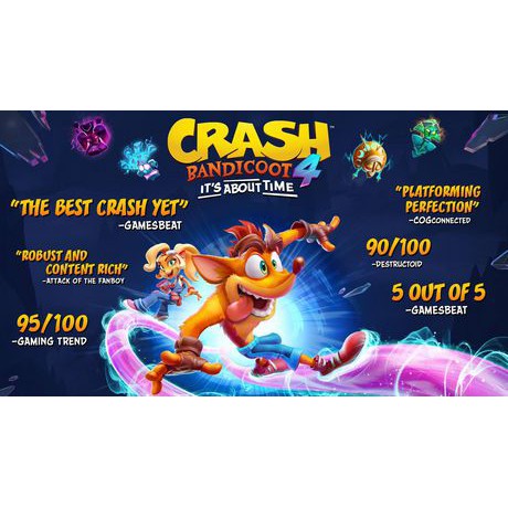 Đĩa Game PS4 Crash Bandicoot 4: It's About Time