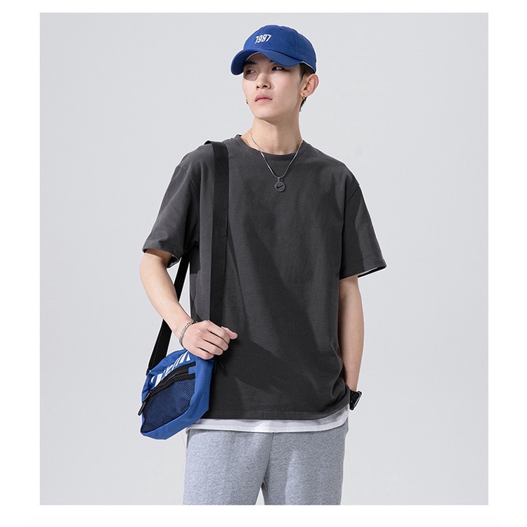 Áo phông form rộng FFSTORE 100% cotton bảng màu hot nhất 2022, áo thun trơn tay lỡ basic