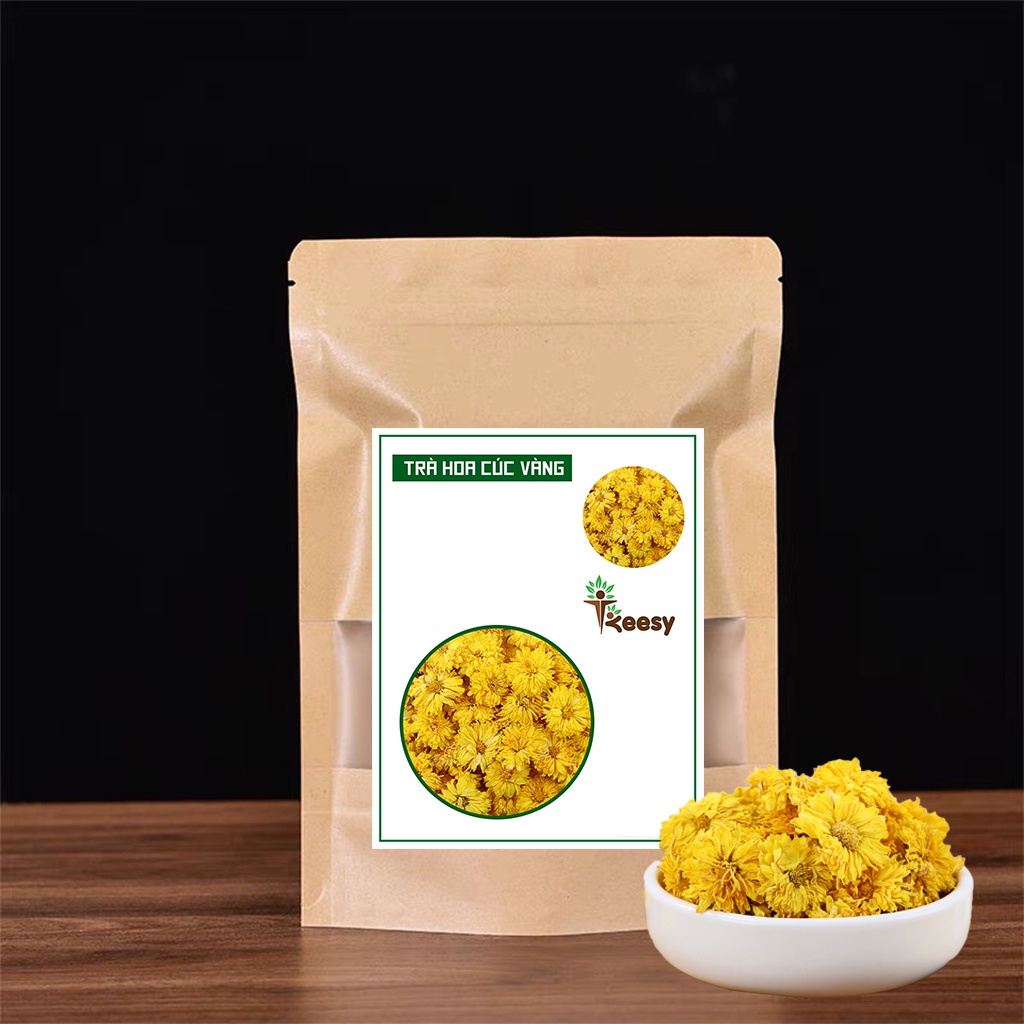 200g Trà Hoa Cúc Vàng Sấy Khô - Hoàng Cúc Nguyên Bông - Treesy - Trà thảo mộc