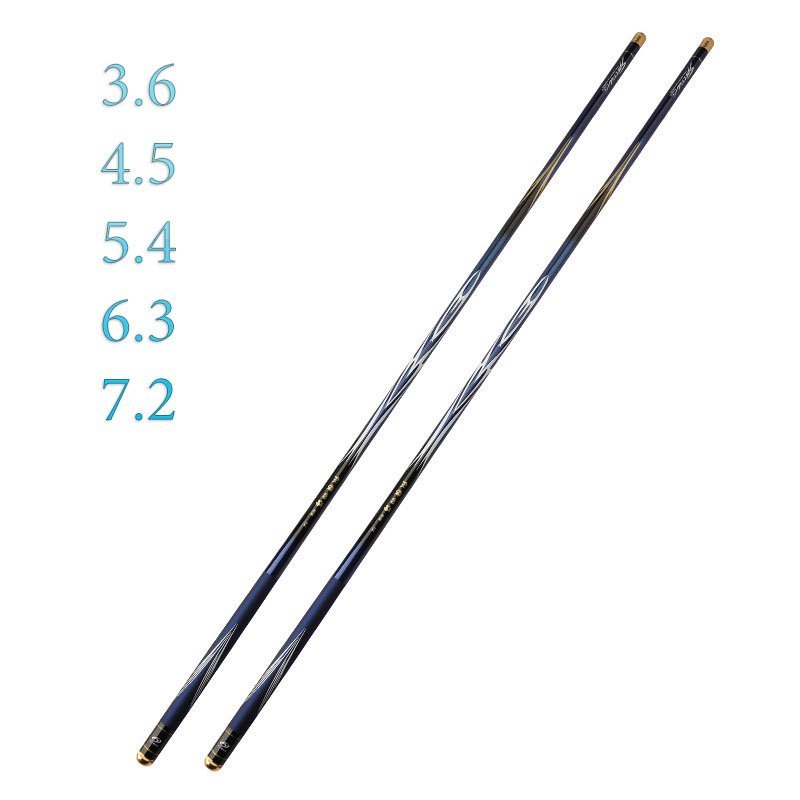 Cần câu tay Uy Long 5H màu xanh lam ngọc chất liệu carbon