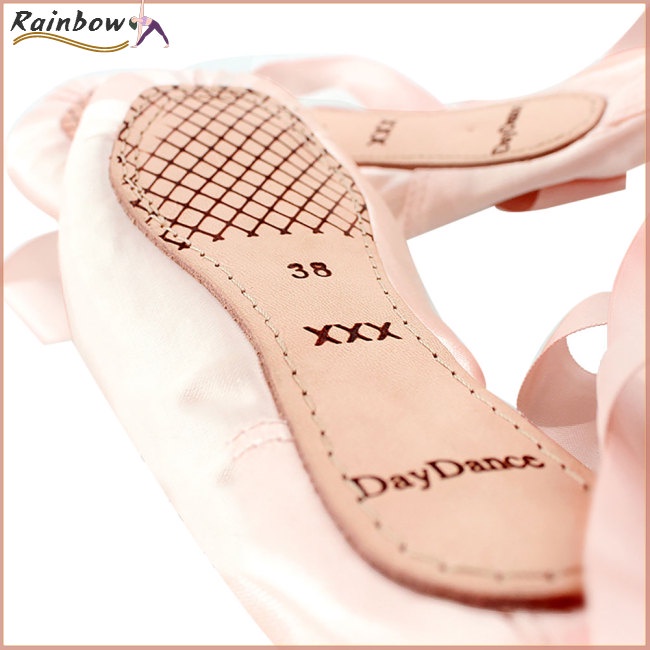 Giày Múa Ba Lê Chuyên Nghiệp Phối Dây Ruy Băng Dễ Thương Cho Nữ