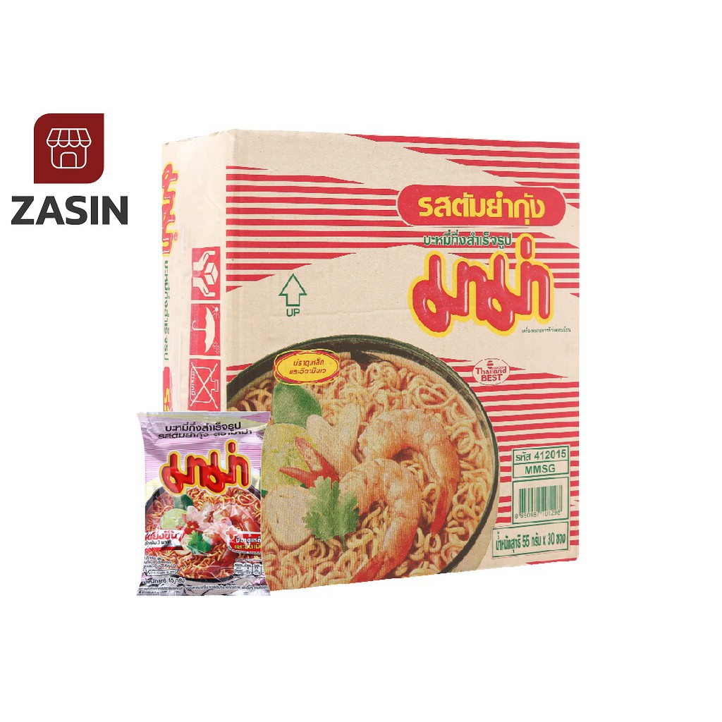 Thùng Mì Mama Vị Tomyum 55g
