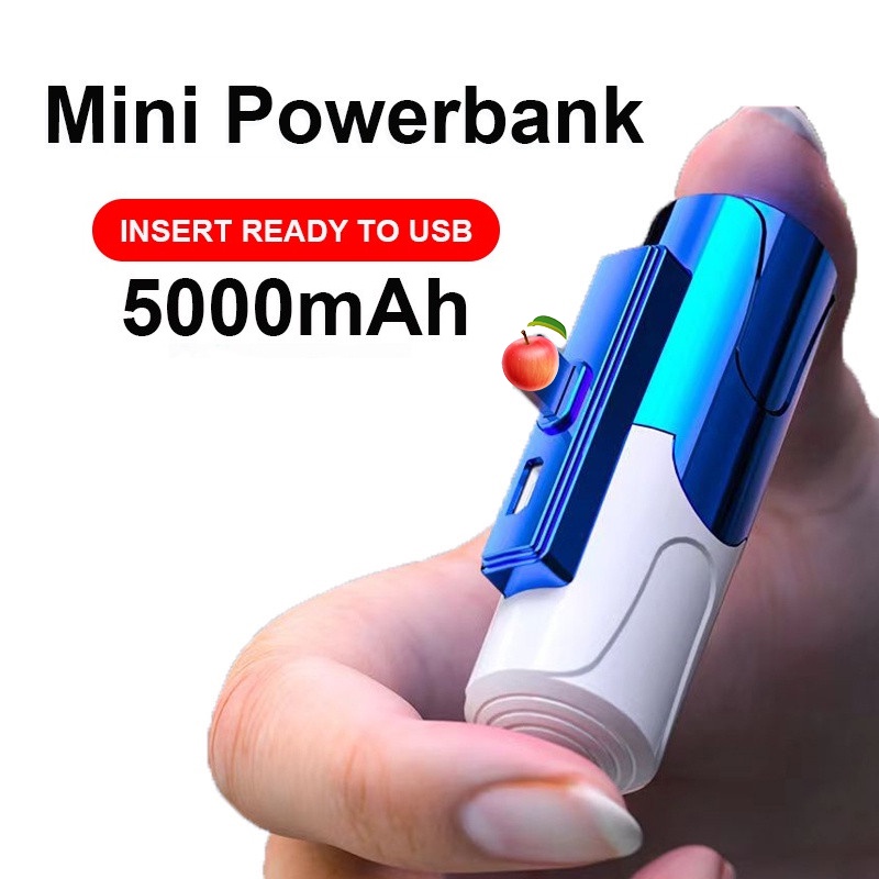 Pin sạc dự phòng BJONE khẩn cấp 3300mAh 5000mAh cổng micro USB loại C cho điện thoại