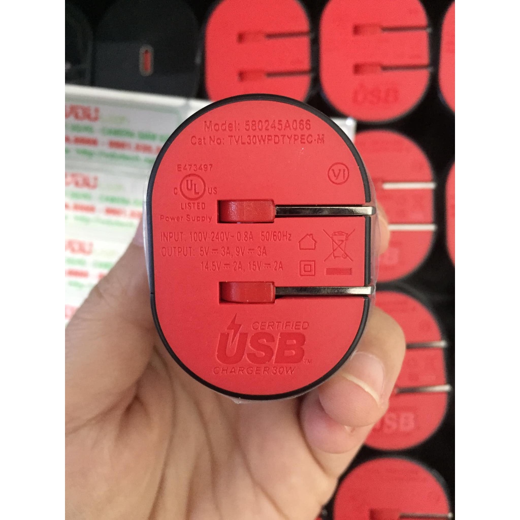 Sạc nhanh 30W chính hãng Verizon QC 3.0
