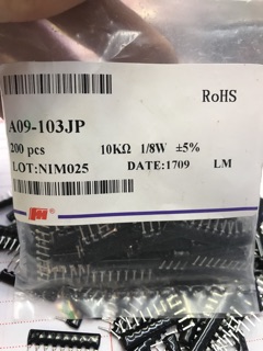 10 con trở băng 9 chân