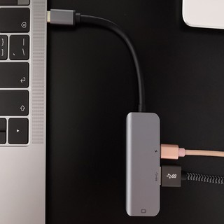 Cáp chuyển USB Type c to HDMI + USB 3.0 + USB C cao cấp