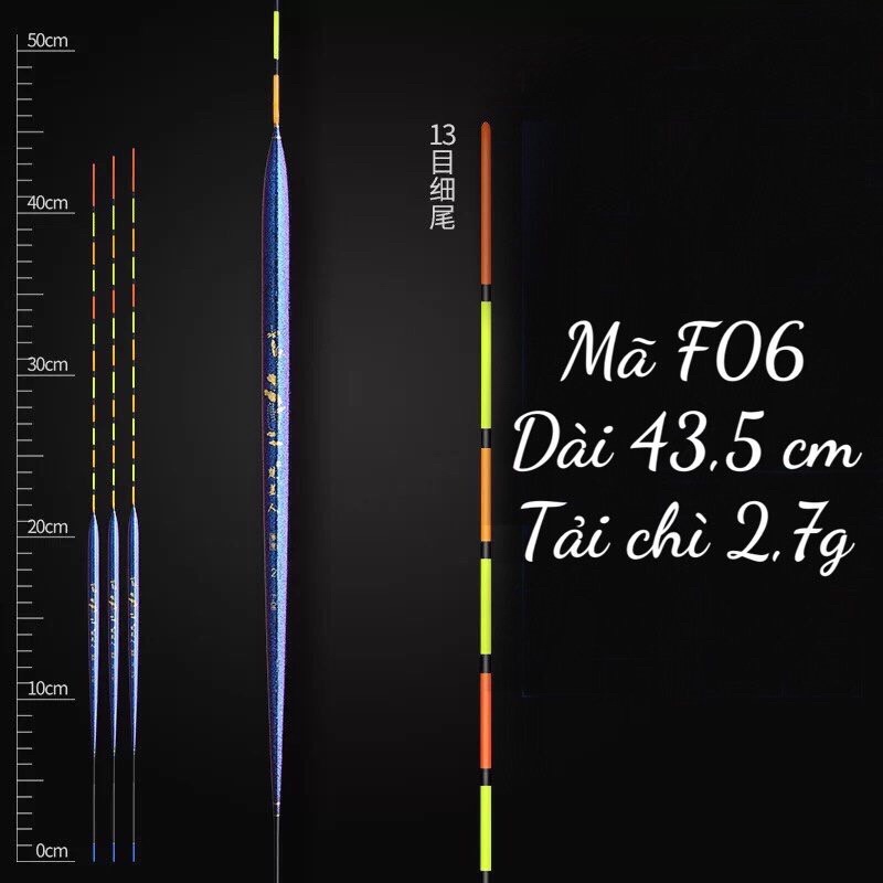 Phao câu đài nano câu cá rô phi Lam Ngọc cao cấp siêu nhạy