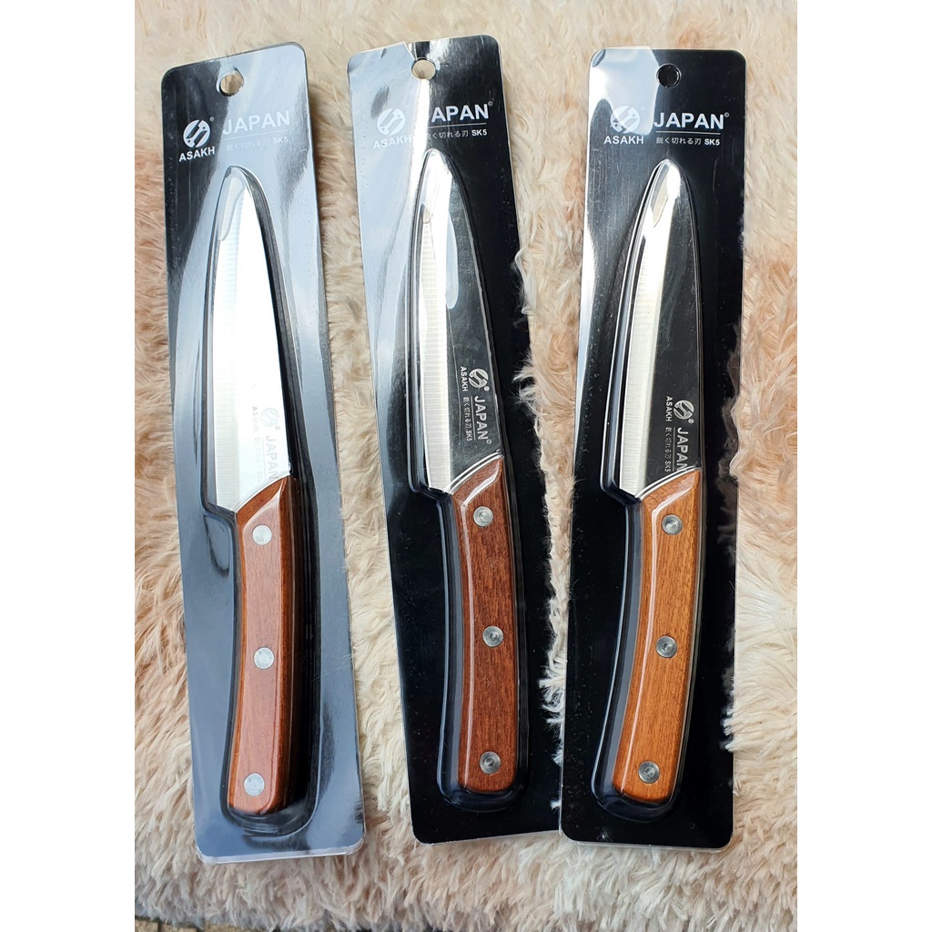 Dao Thái Nhà Bếp Japan SK5 Cán Gỗ Cao Cấp 22cm