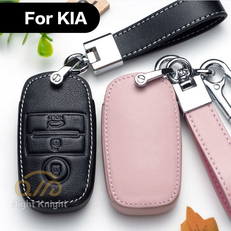 Mới Bao Da Bảo Vệ Chìa Khóa Xe Hơi KIA Spectra Sportage Rio Picanto Sorento K5 K3 Cerato Sephia Rondo Grand Carnival Seltos