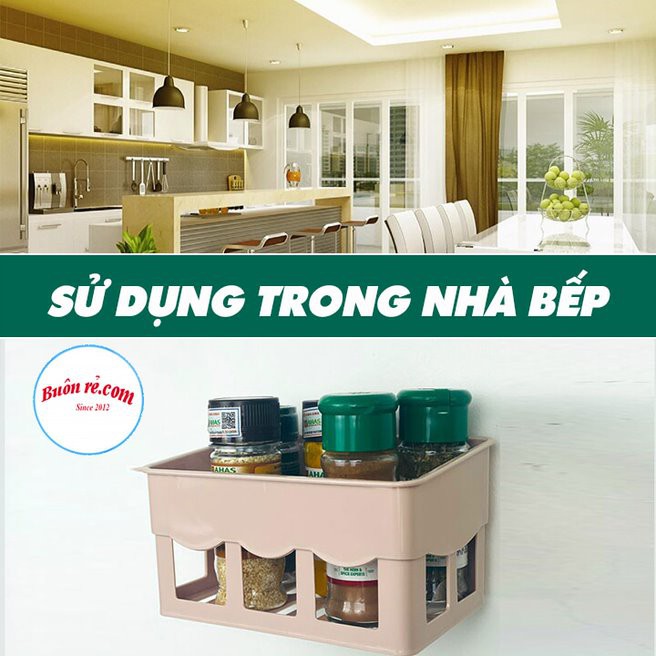 Khay đựng đồ dán tường cao cấp Việt Nhật - 014420 – Khay đựng vật dụng đa năng, khay đựng đồ nhà tắm, nhà bếp