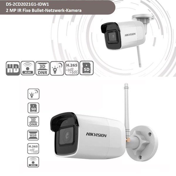 Camera IP Wifi 2MP HIKVISION DS-2CD2021G1-IDW1