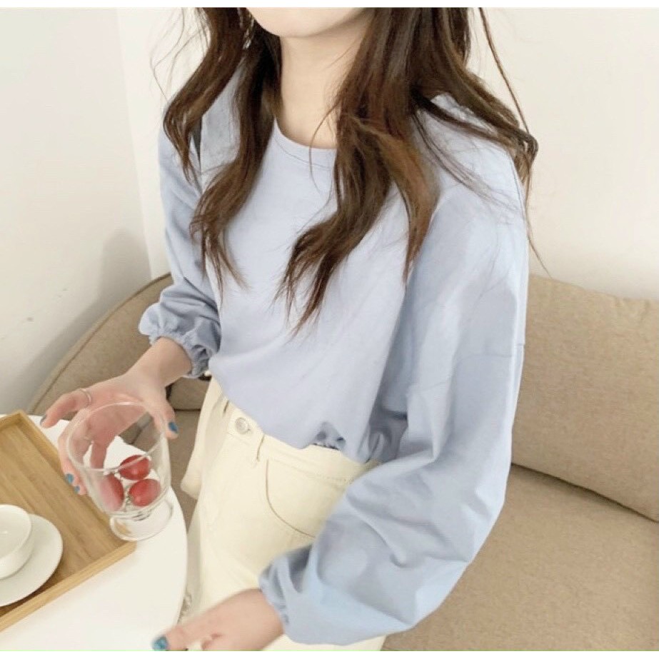 Set Áo Kiểu Nữ Tay Dài Kết Hợp Cùng Chân Váy Kaki Style Thoải Mái Năng Động, Chất Vải Cotton Siêu Mịn, Mát | BigBuy360 - bigbuy360.vn