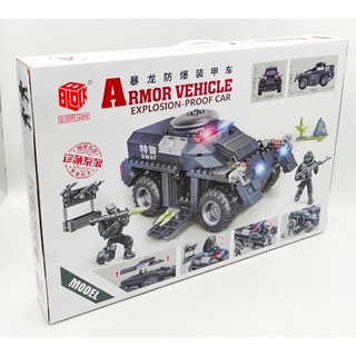 Bộ Đồ Chơi Lắp Rắp, Xếp Hinh Kiểu Lego Quân Sự -  Lắp Ráp Xe, Máy Bay, Tàu Quân Sự JIE STAR