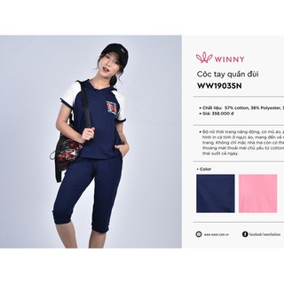 Bộ đồ lửng mặc nhà nữ winny wf19035n