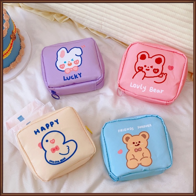Túi Đựng Băng Vệ Sinh/Chìa Khóa/Tiền Xu Sức Chứa Lớn Cho Nữ