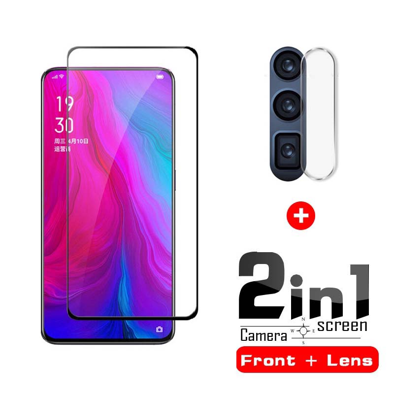 OPPO Reno 10x Zoom F11 F9 Pro F7 F5 A79 A77 A7 A5S A3S Full Coverage Tempered Glass Screen Protector