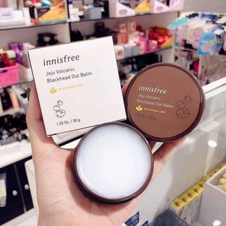 Sáp Làm Sạch Mụn Đầu Đen Chiết Xuất Tro Núi Lửa Innisfree Jeju Volcanic Black Head Out Balm 30g