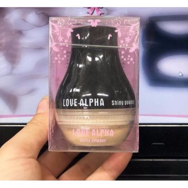 Phấn phủ nhũ bột bắt sáng Love Alpha ánh nhũ cực đẹp