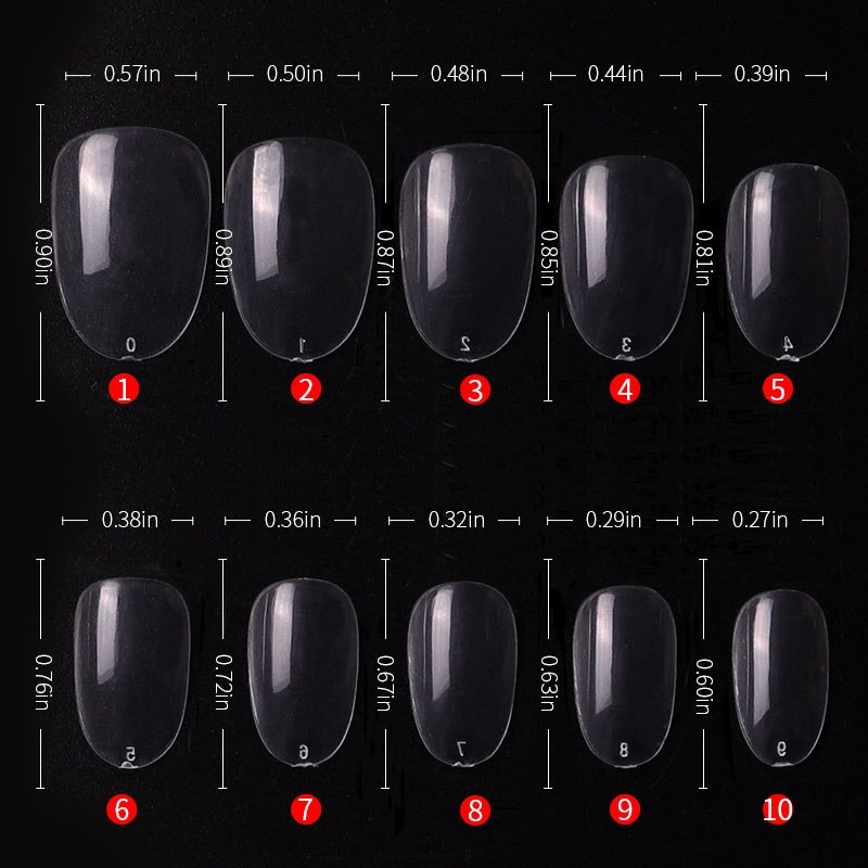 Móng úp fom mới tròn - vuông ngắn