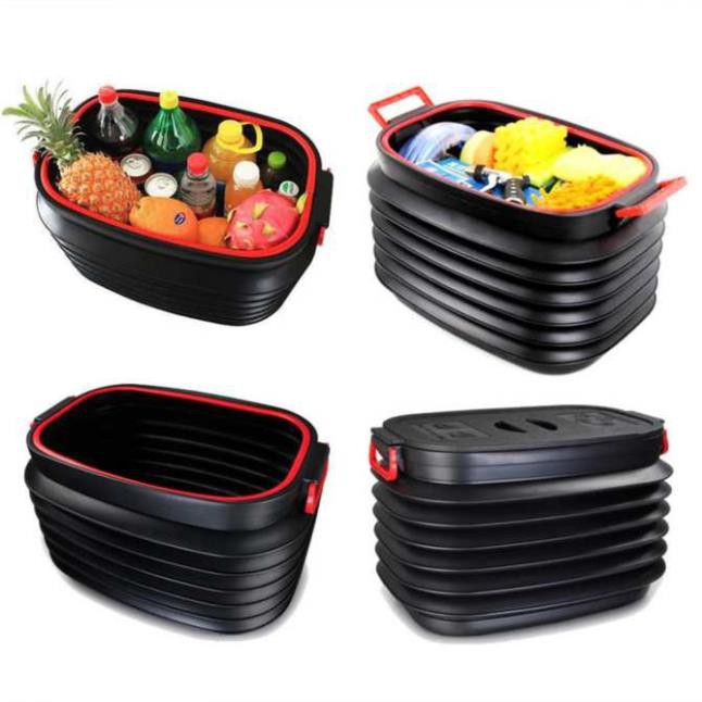 Thùng đựng đồ co giãn lò xo gấp gọn để cốp ôtô, thùng đựng đồ lên đến 10kg, thùng đựng đồ nhựa ABS - Bảo hành 6 tháng | BigBuy360 - bigbuy360.vn