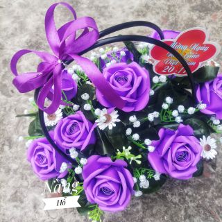 Giỏ hoa giấy
