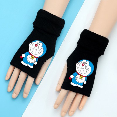 Găng tay len hở ngón DORAEMON DOREMON dễ thương cute mẫu ngẫu nhiên MON0059