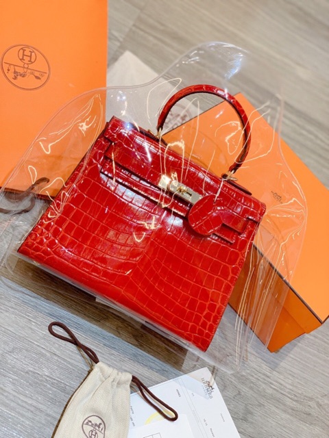 Túi Hm Kelly Cá Xấu Size 28