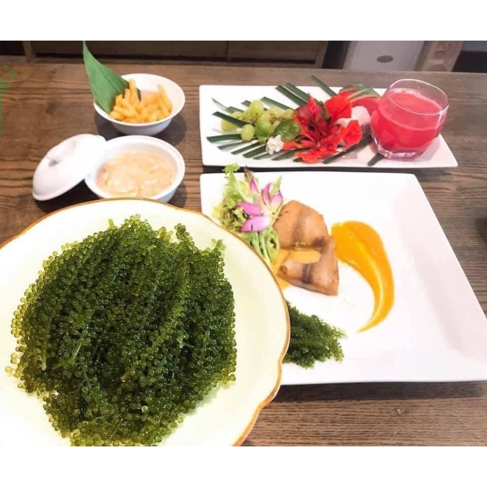 COMBO 1 Gói Rong Nho Tách Nước KHÁNH HÒA SEA GRAPES 25G + 1 Gói Xốt Mè Rang KEWPIE 15ml | BigBuy360 - bigbuy360.vn