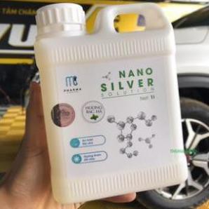 Dung dịch khử mùi ô tô Nano bạc chính hãng, Diệt khuẩn khử mùi phòng ở, ô tô hiệu quả, an toàn dịu nhẹ- Can 1Lít