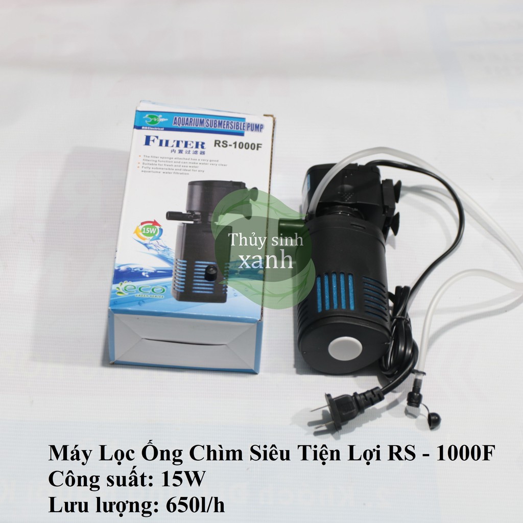 Máy Lọc Bể Cá Ống Chìm Tiện Lợi RS-1000F