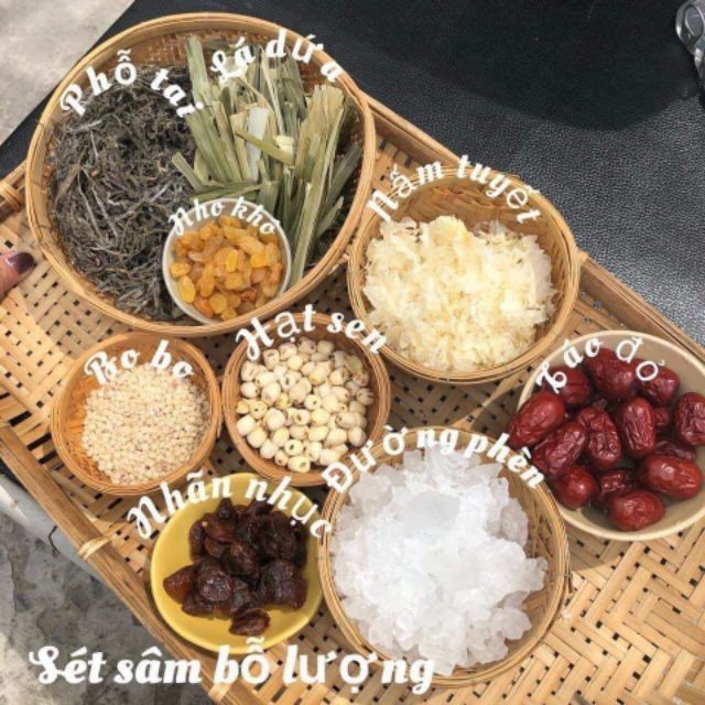 Chè Sâm Bổ Lượng 400g - set 9 loại nguyên liệu nấu 8-10 ly chè NCFOOD | BigBuy360 - bigbuy360.vn