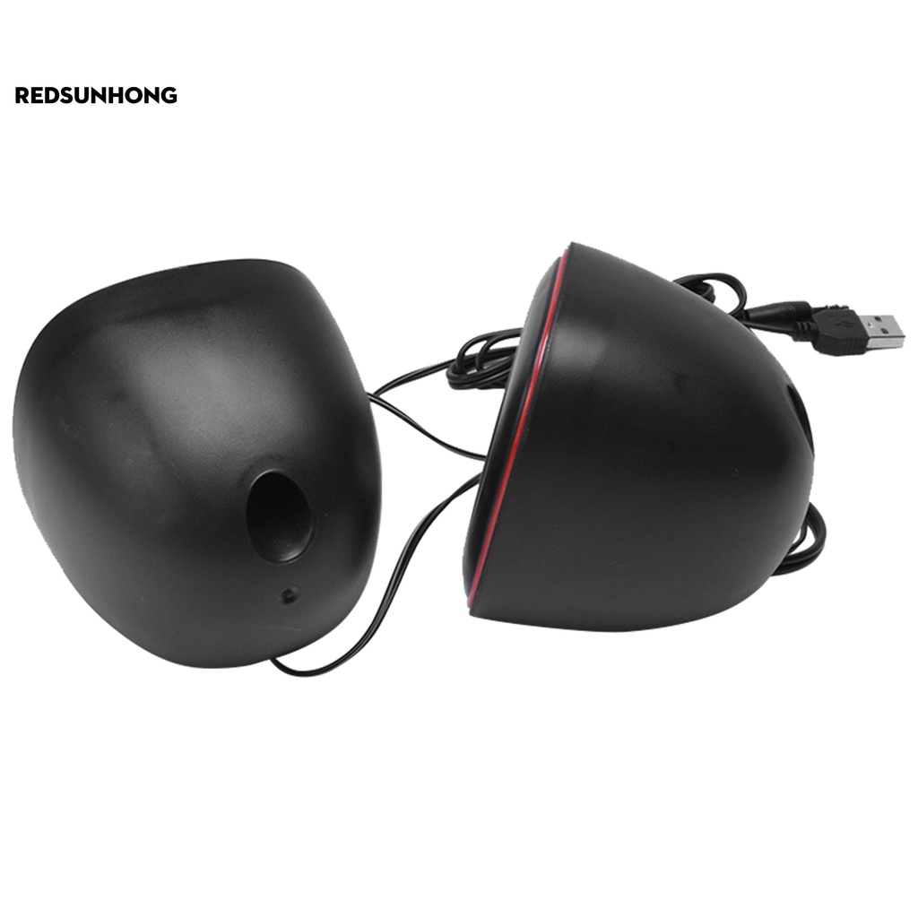 Loa Usb Mini Hai Màu Giắc Cắm 3.5mm Dành Cho Văn Phòng