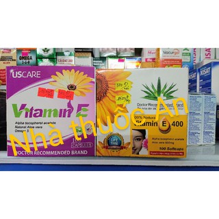 Vitamin E 400 IU hộp 100 viên