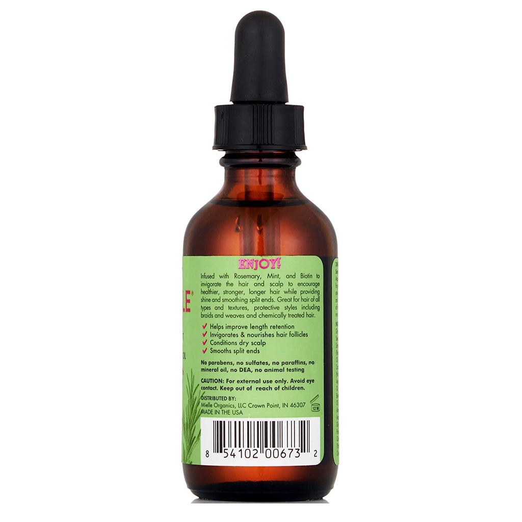 Mielle Organics Rosemary Mint Scalp & Hair Strengthening Serum,  Helps support Growth and Length Retention, Invigorates and Nourishes Follicles