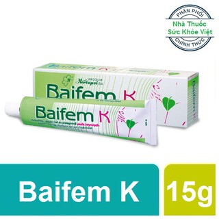 Baifem k 15g - gel hoàng cầm bảo vệ dịu nhẹ làn da bé