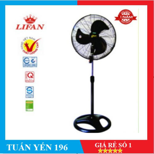 Quạt Đứng Công Nghiệp Lifan Đ-20CO- Hàng  chính hãng- Bảo Hành 1 Năm