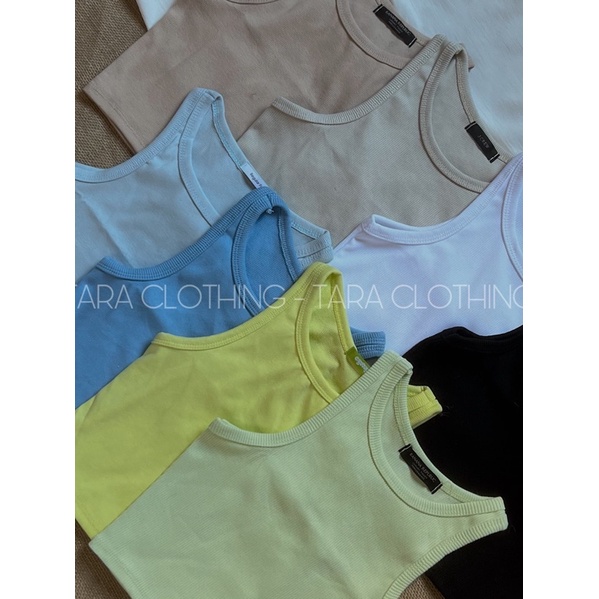 Áo balo croptop đủ màu vải thun gân hình shop chụp 100% | BigBuy360 - bigbuy360.vn