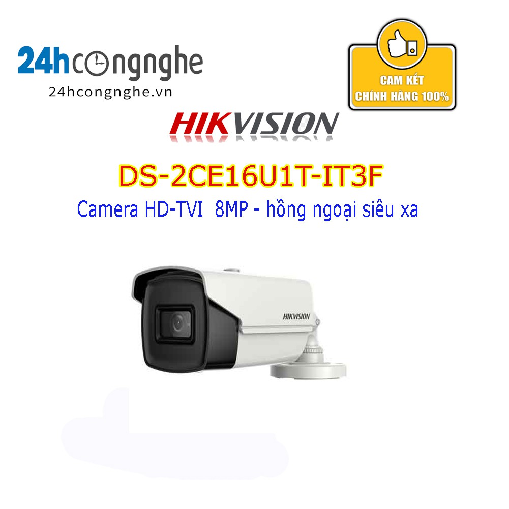 Camera HD-TVI DS-2CE16U1T-IT3F  Độ Phân Giải 4K