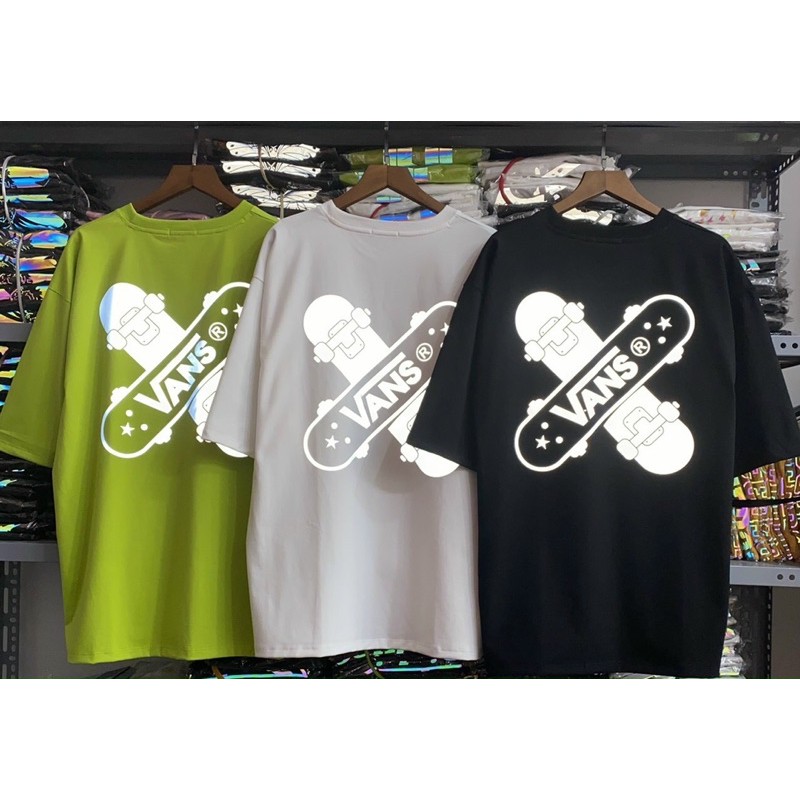 Áo thun unisex PHẢN QUANG BẠC: VÁN TRƯỢT VANS