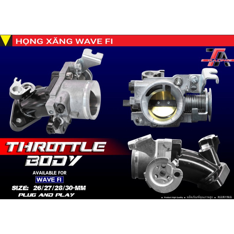 HỌNG XĂNG FI WAVE125 / funeo125 TA  RACING ATE