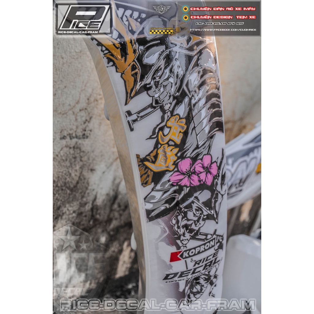 Tem Sirius full trắng Tem hình Samurai