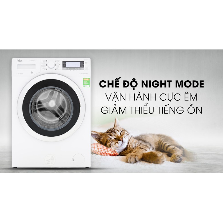 Máy giặt cửa trước Beko (Thổ Nhĩ Kỳ) 11kg WTE 11735 XCST Inverter (Hàng bỏ mẫu)