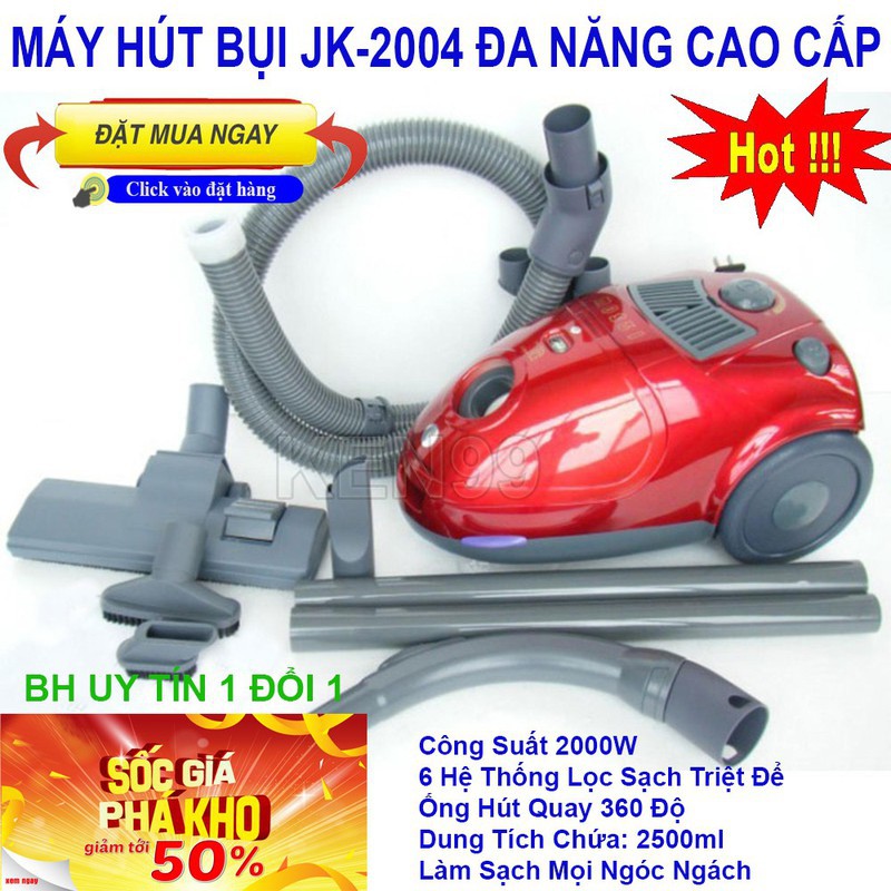 hút bụi jk 2004 công suất 2000w