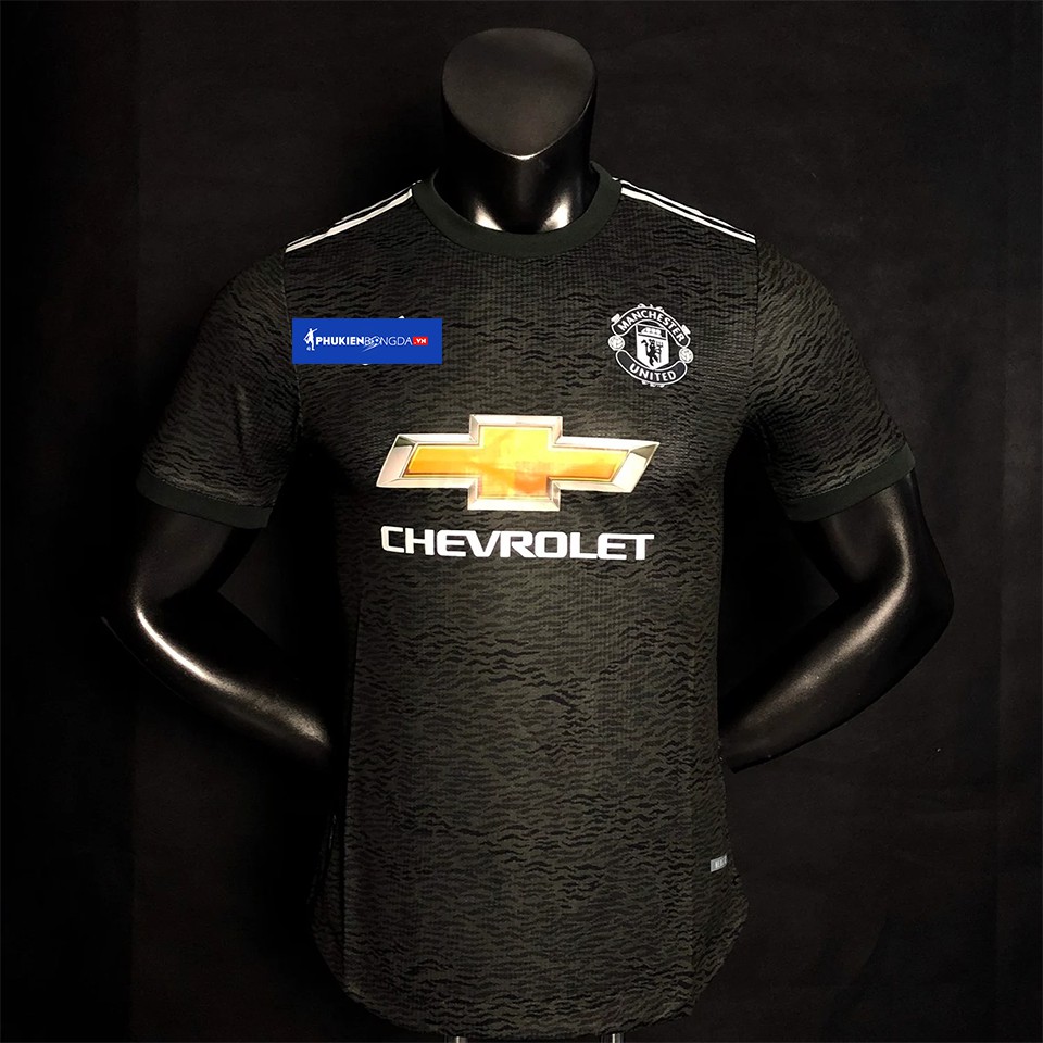 Áo Manchester United rêu đen sân khách 2020-2021, áo MU sân khách 2021 rêu đen ❝Thái Lan❞